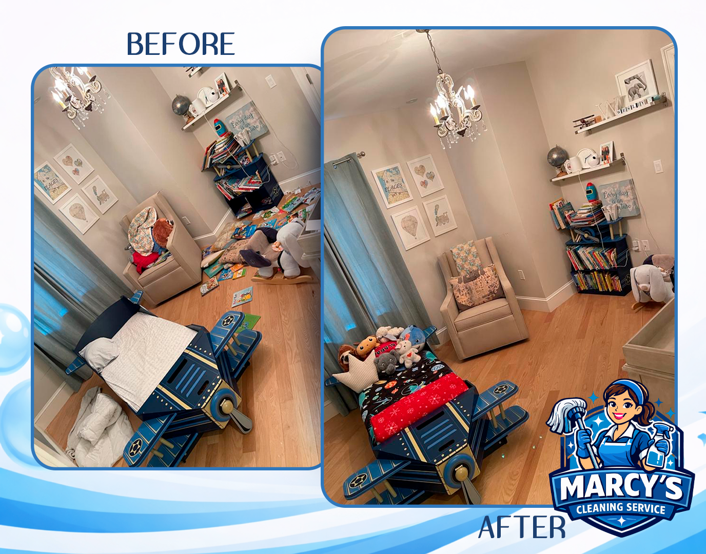 Room before and after 3